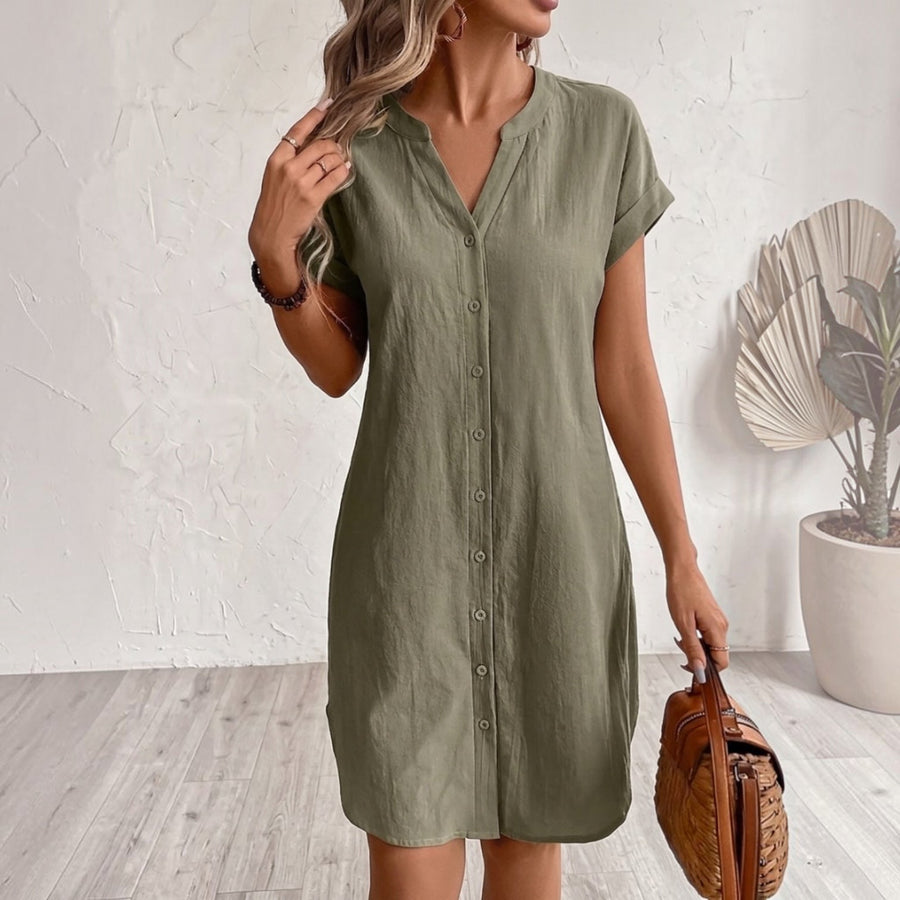 Tess™ | Elegant & Comfortable Shirt Dress