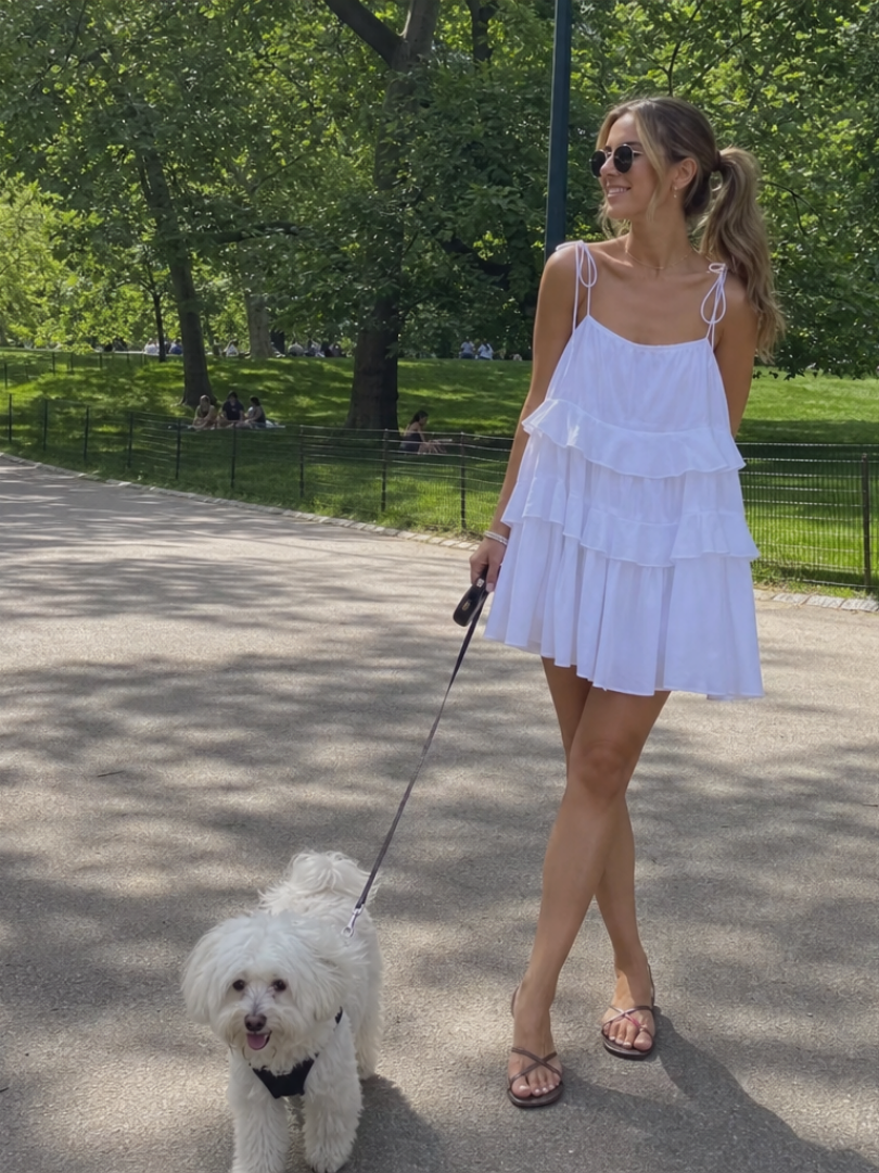 Sowan | Ruffle Layers And Relaxed Fit Mini Dress
