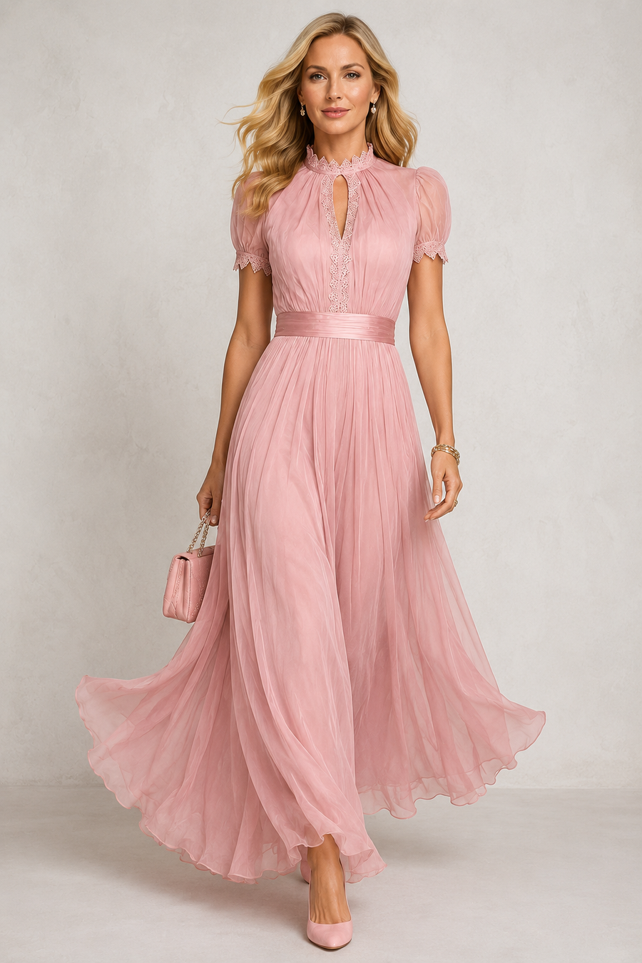 Everly | Flowing Chiffon Maxi Dress
