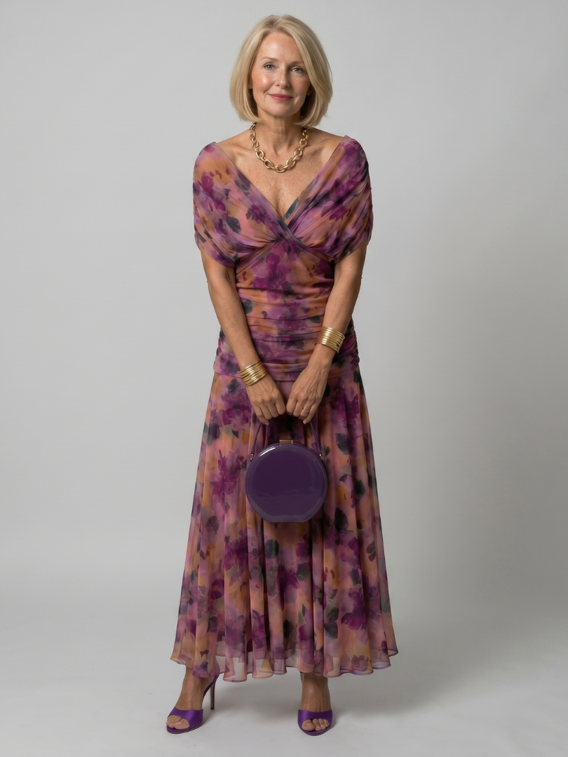 Calen | Off Shoulder Midi Dress