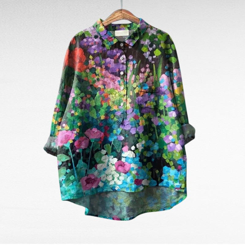 Emily | Elegant Breezy Summer Blouse
