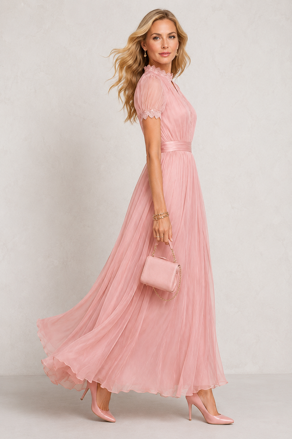 Everly | Flowing Chiffon Maxi Dress