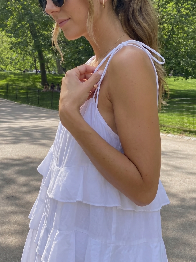 Sowan | Ruffle Layers And Relaxed Fit Mini Dress