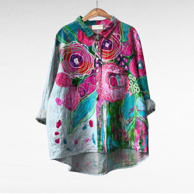 Emily | Elegant Breezy Summer Blouse