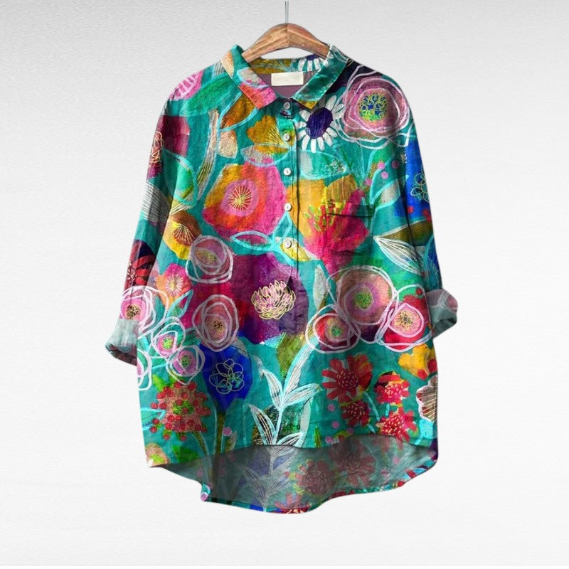 Emily | Elegant Breezy Summer Blouse