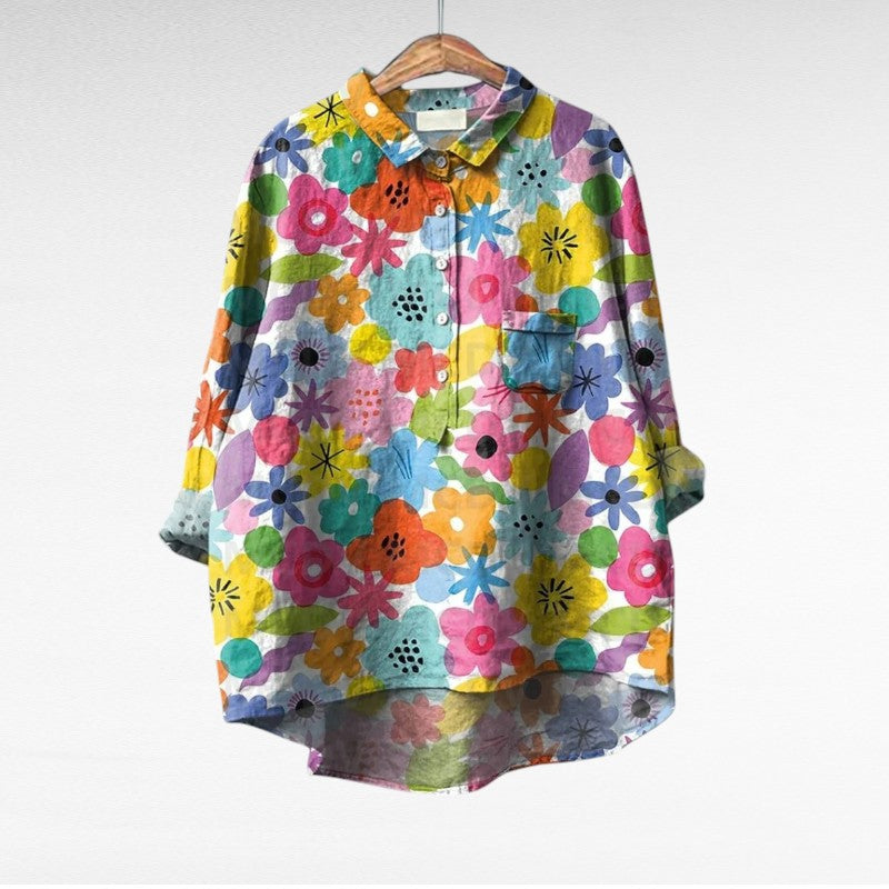 Emily | Elegant Breezy Summer Blouse