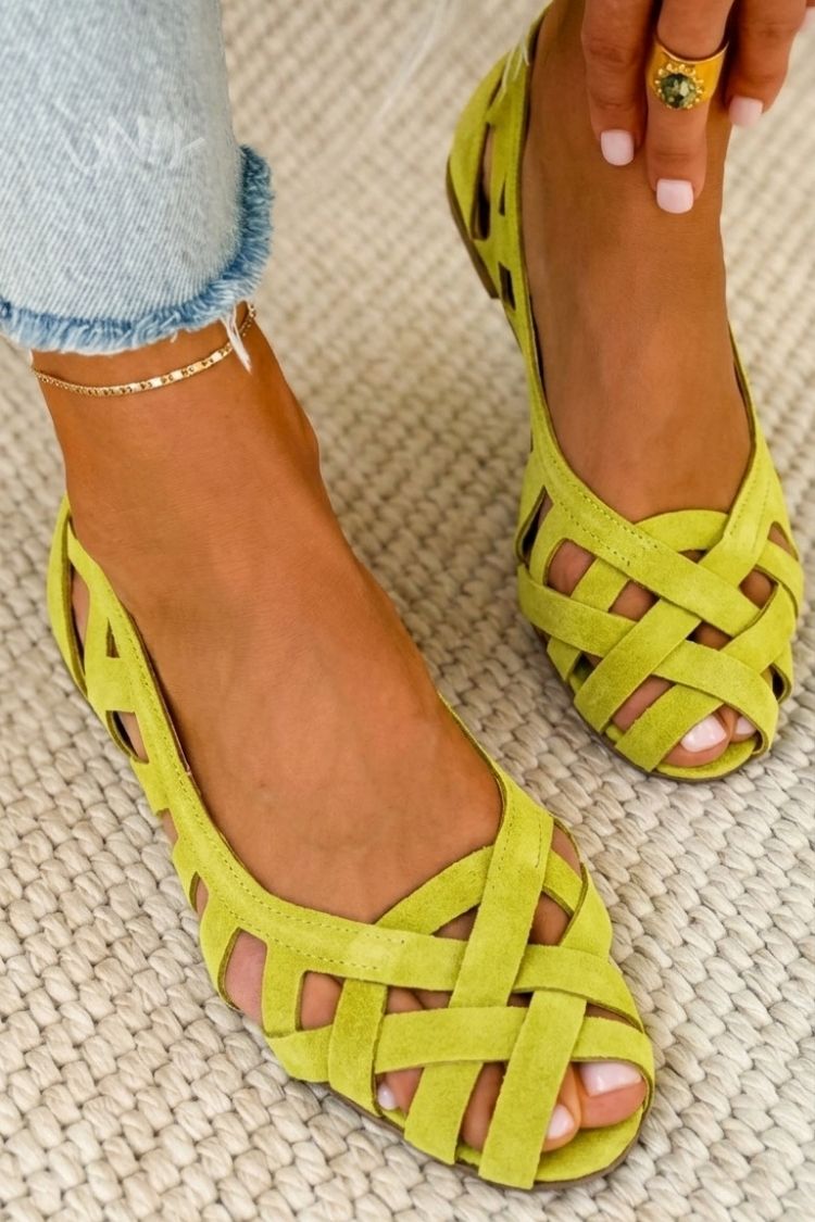 Caterina | Vibrant Summer Woven Sandals