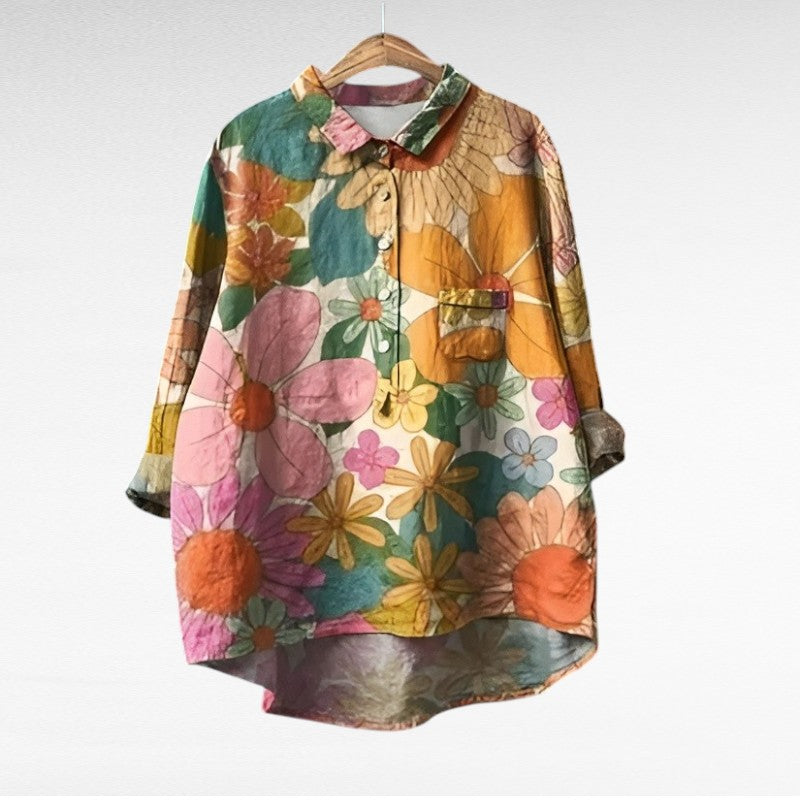 Aaliyah | Elegant Breezy Summer Blouse