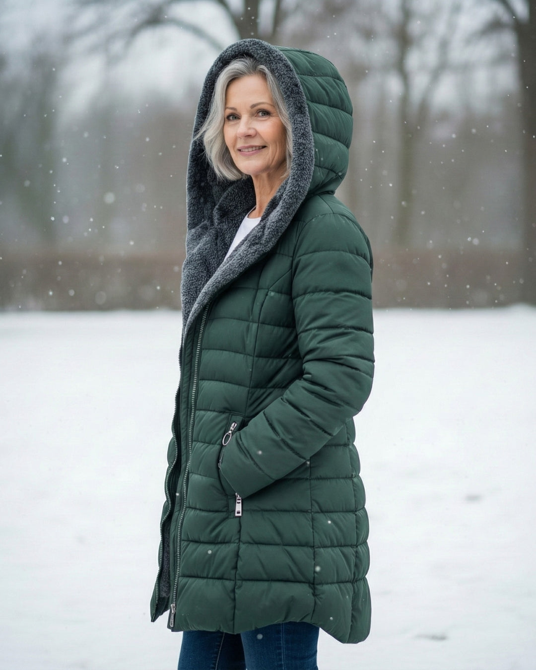 Donna | Fleece Lined Puffer Coat