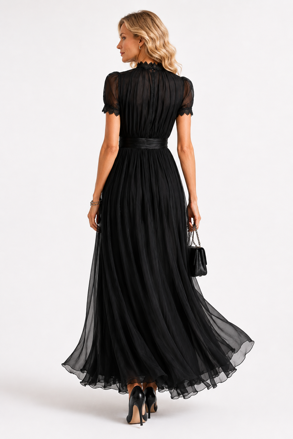 Bailey | Flowing Chiffon Maxi Dress