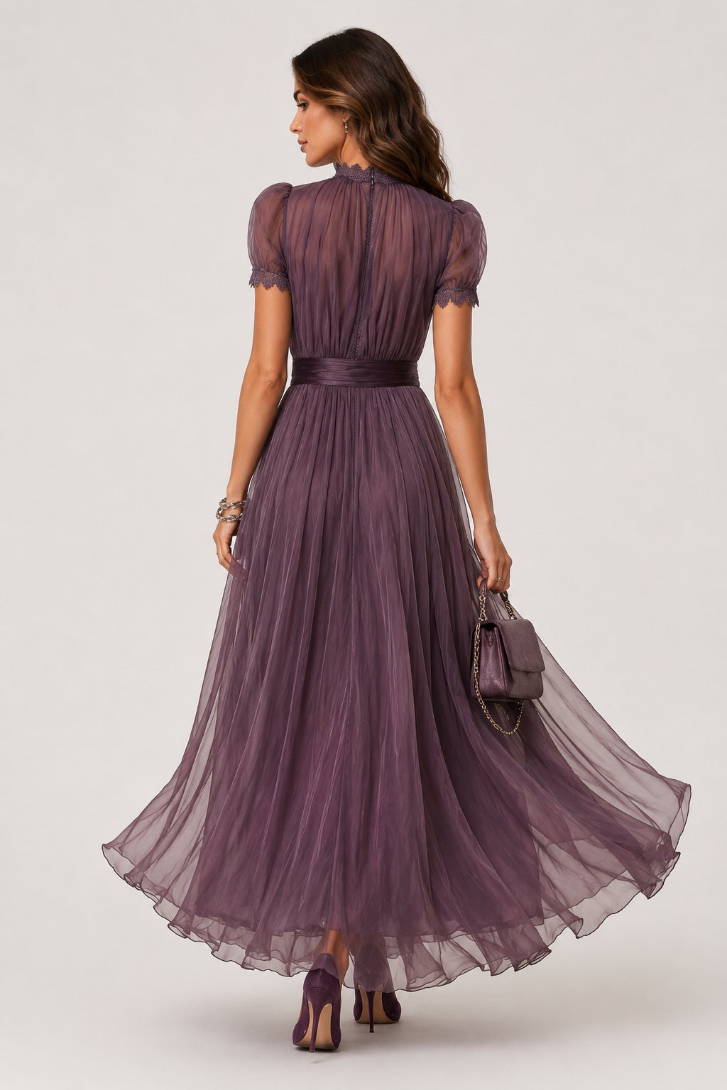 Ashley | Flowing Chiffon Maxi Dress