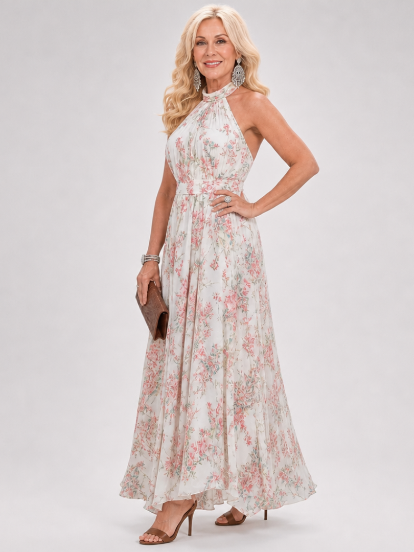 Guinevere | Floral Flowing Midi Dress
