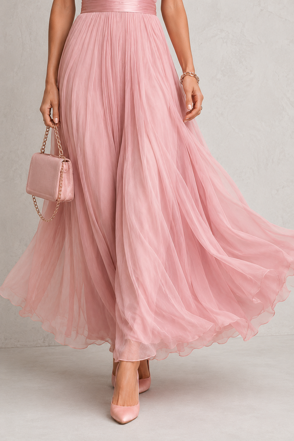 Everly | Flowing Chiffon Maxi Dress