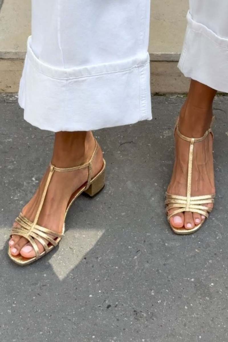 Allegra | Golden Everyday Elegance Sandals