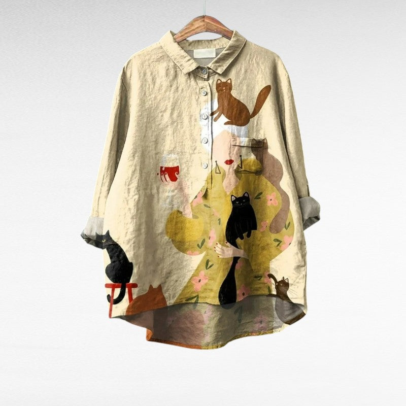 Lillian | Elegant Breezy Summer Blouse