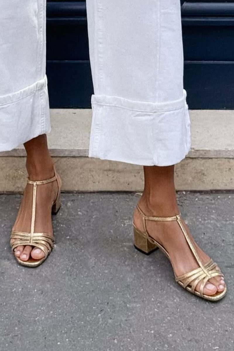 Allegra | Golden Everyday Elegance Sandals