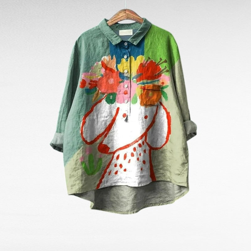 Maya | Elegant Breezy Summer Blouse