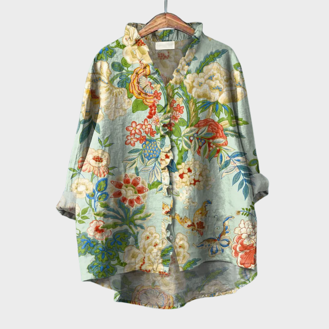 Riley | Elegant Breezy Summer Blouse