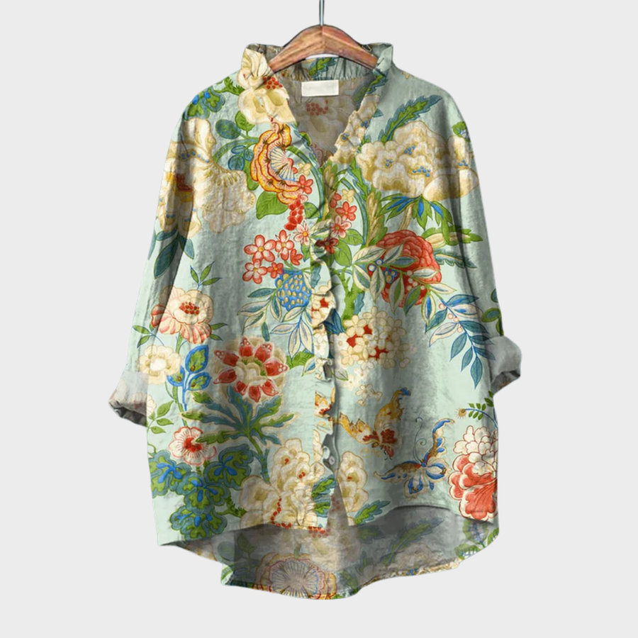 Riley | Elegant Breezy Summer Blouse