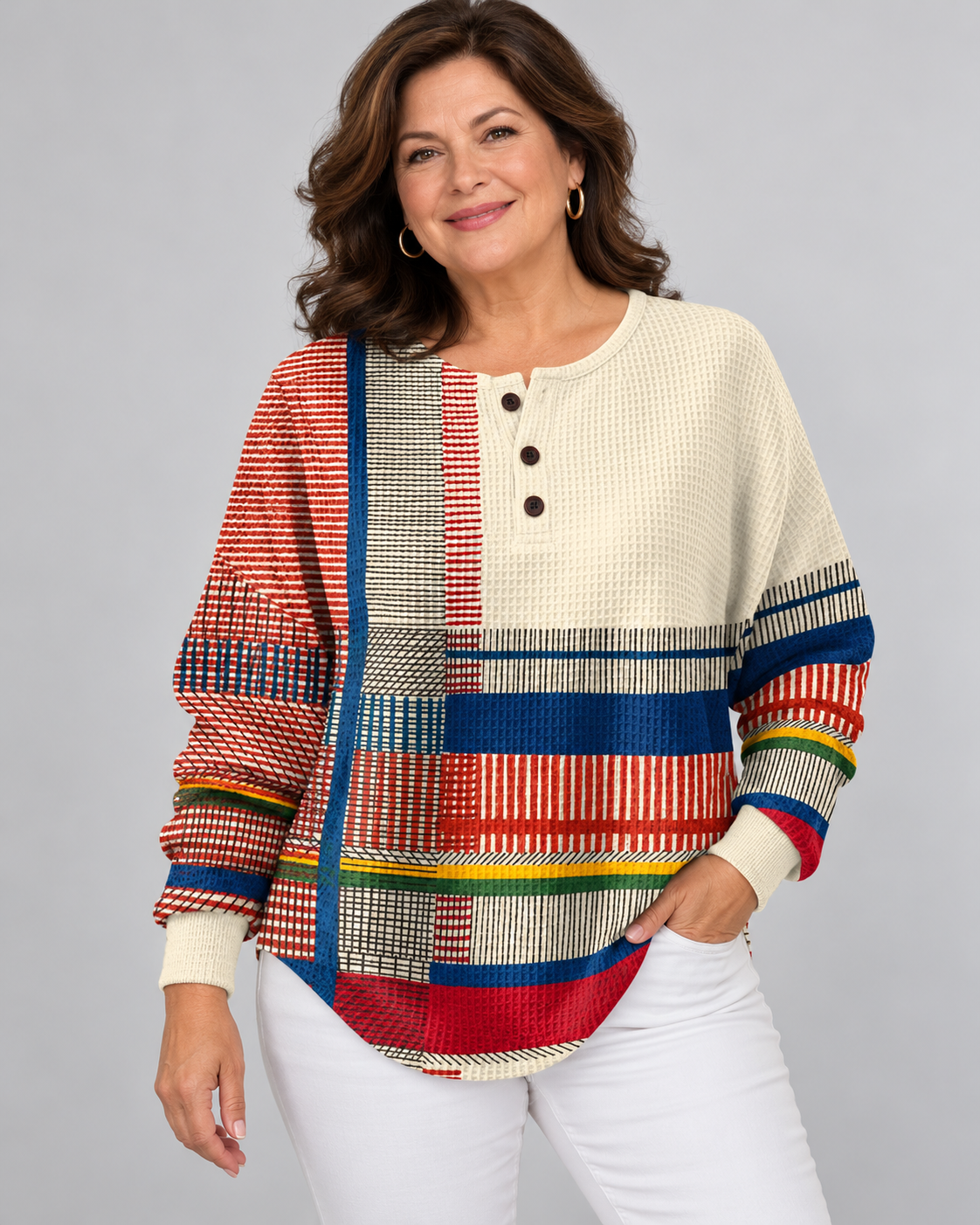 Elara | Vintage Striped Cardigan