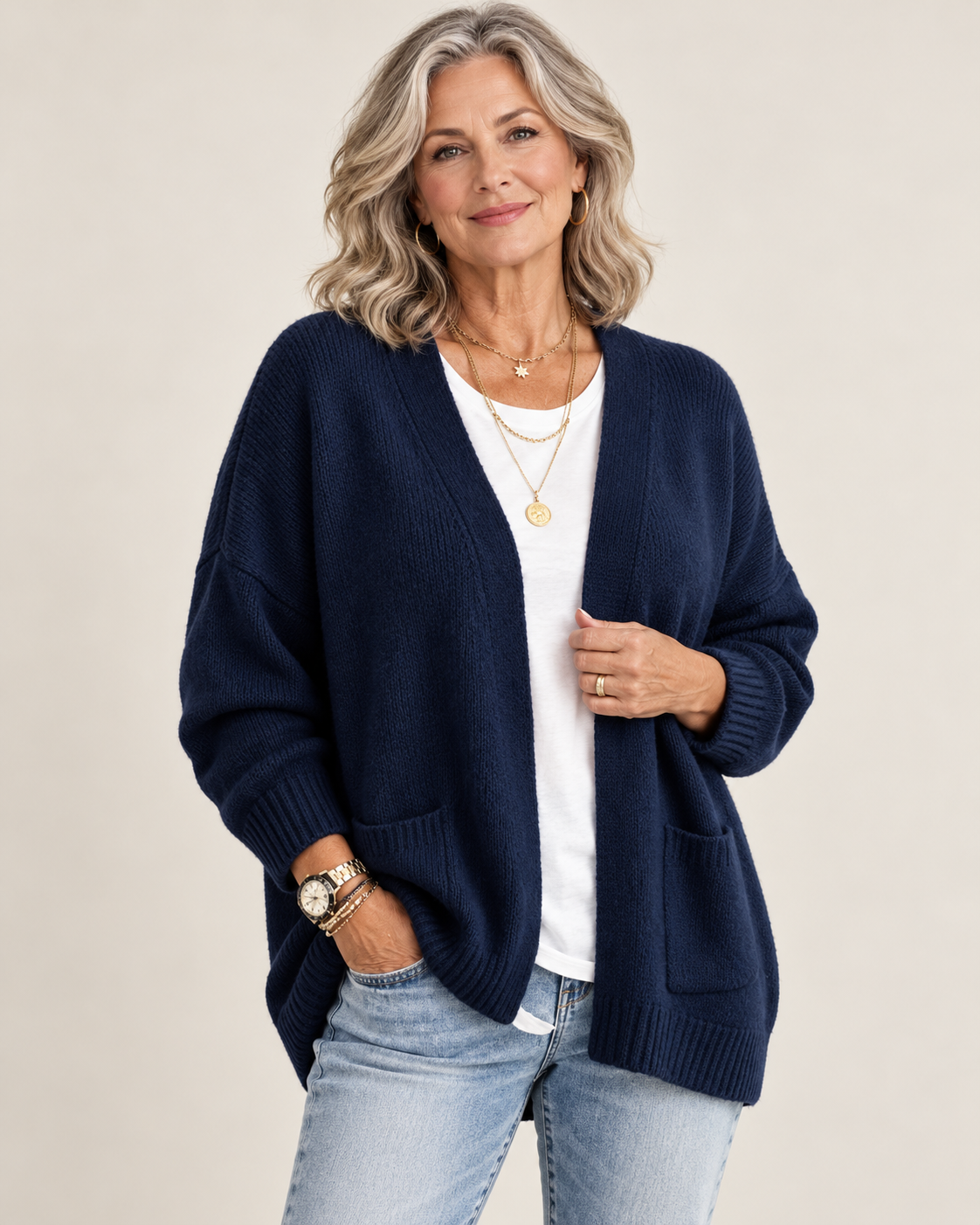 Juliet | Relaxed Open-Front Cardigan