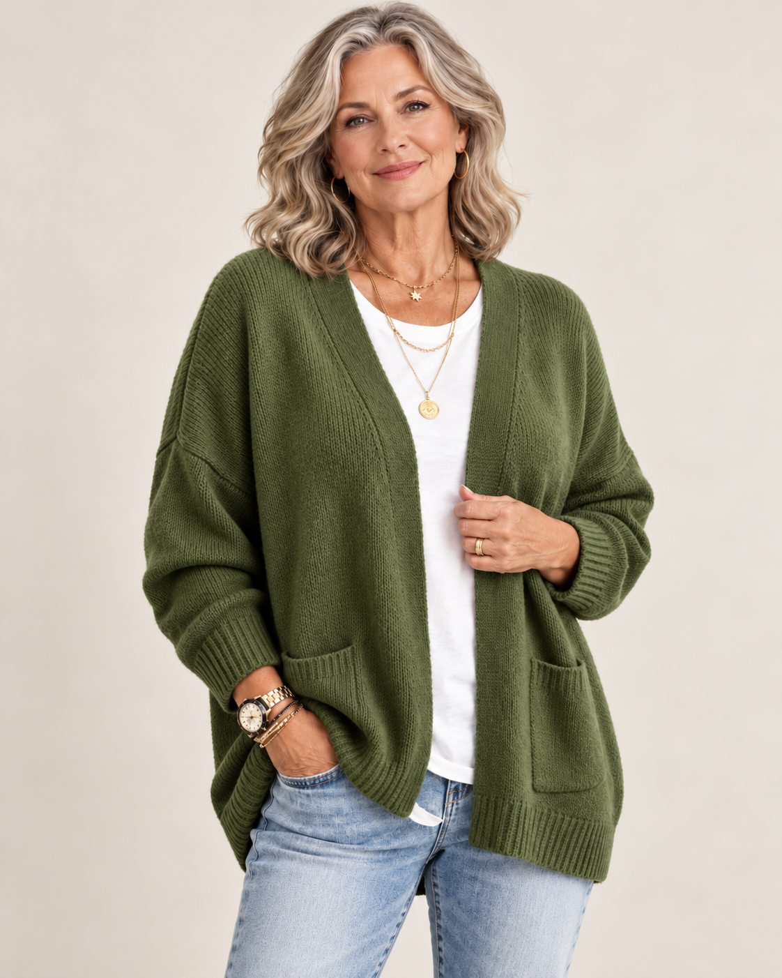 Juliet | Relaxed Open-Front Cardigan