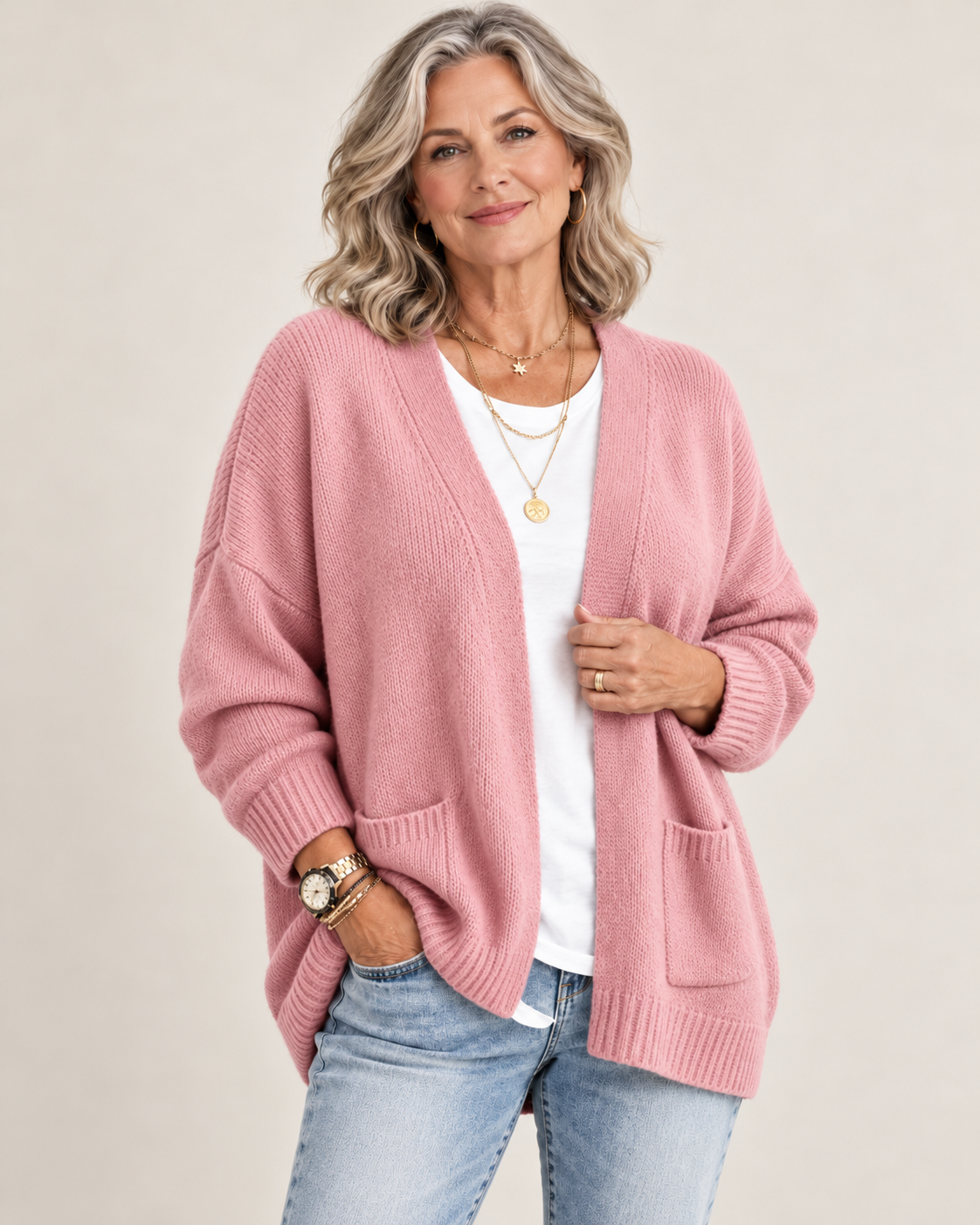 Juliet | Relaxed Open-Front Cardigan