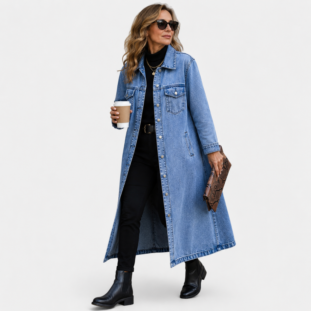 DENIM – Oversized Denim Coat