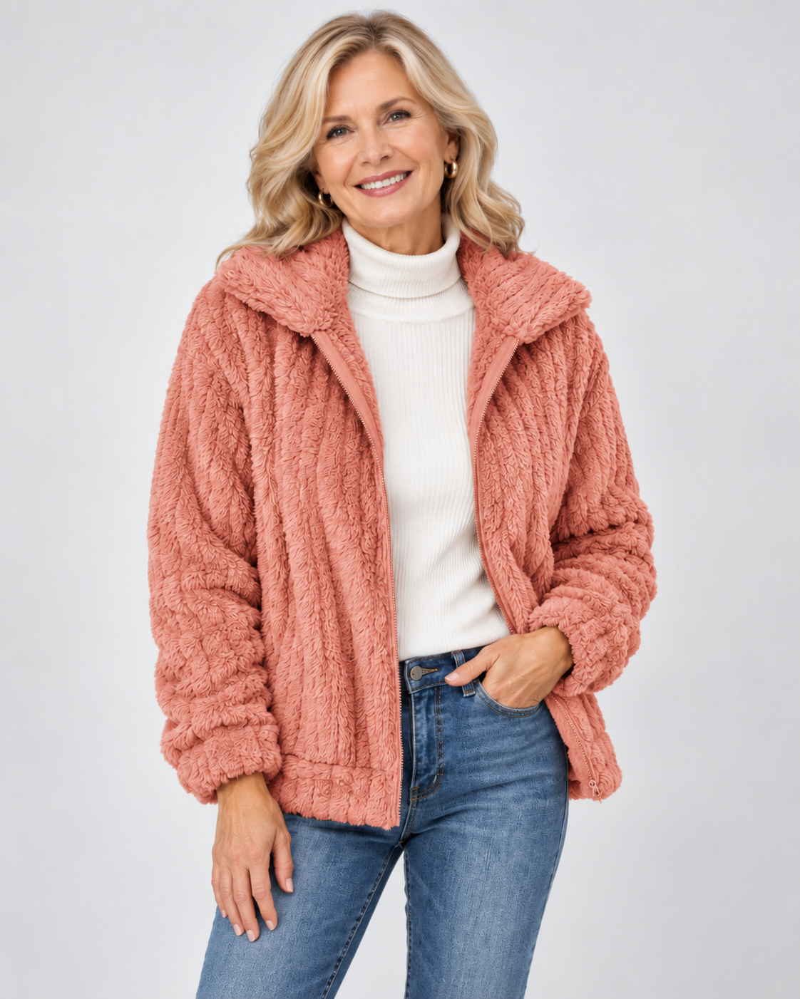 Roberta™ | Cozy Zip-Up Jacket