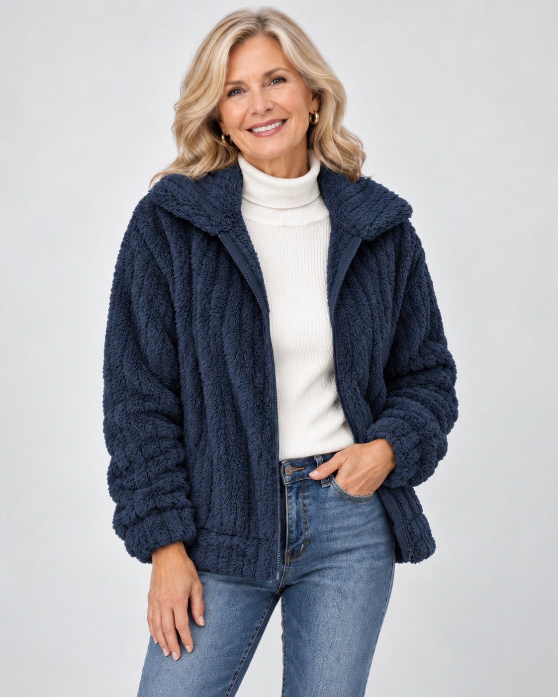 Roberta™ | Cozy Zip-Up Jacket