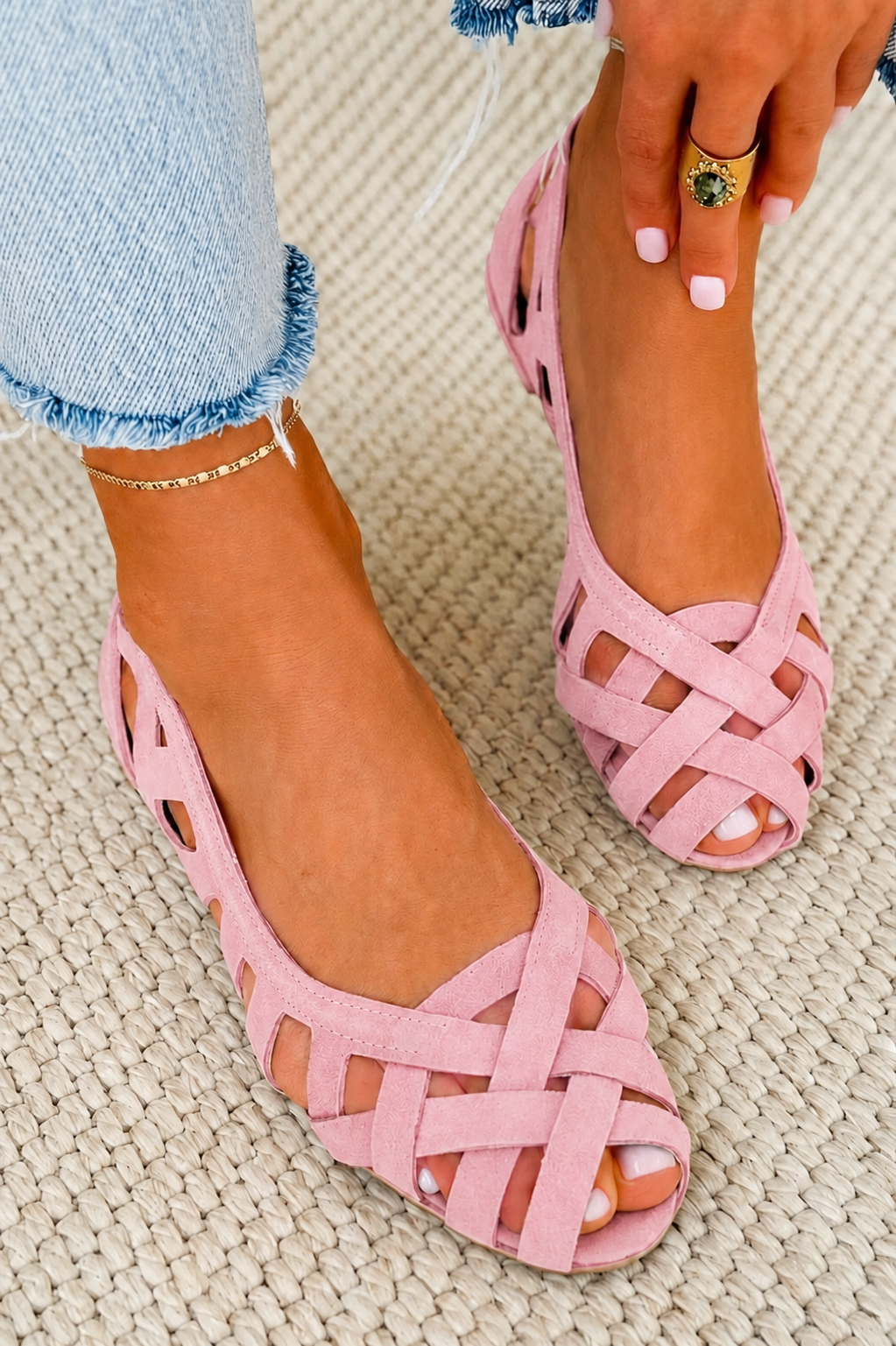 Caterina | Vibrant Summer Woven Sandals