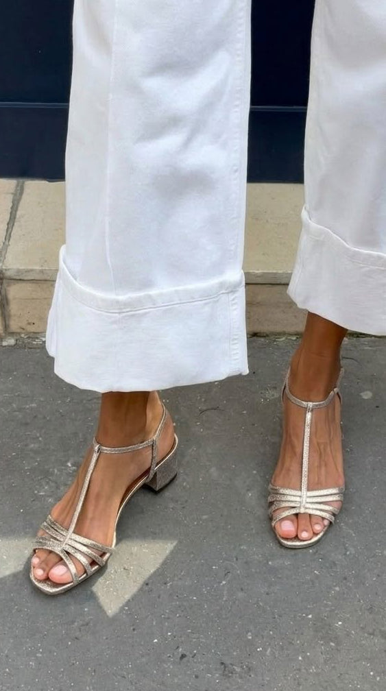 Allegra | Golden Everyday Elegance Sandals