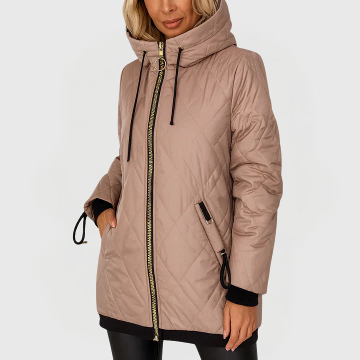 Lauren | Quilted Hooded Coat