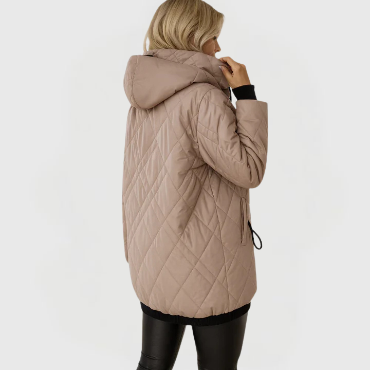 Lauren | Quilted Hooded Coat