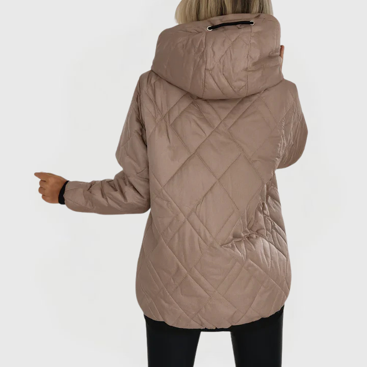 Lauren | Quilted Hooded Coat