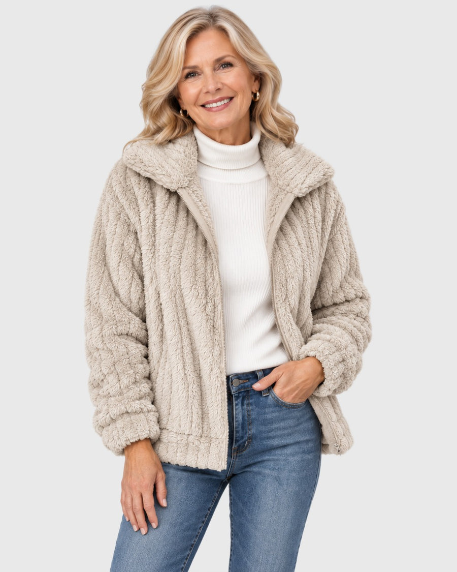 Roberta™ | Cozy Zip-Up Jacket