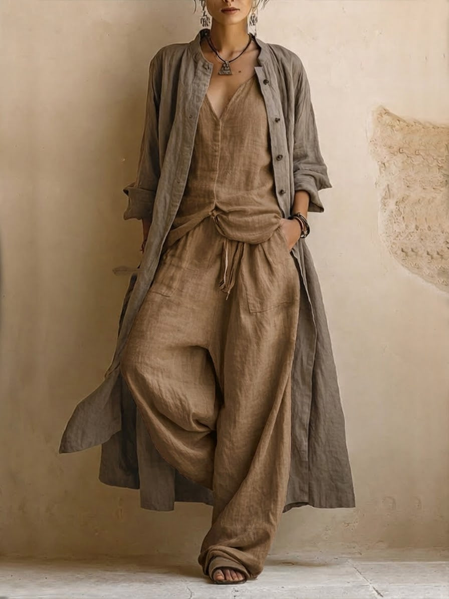 Lila Linen Blend Co-Ord Set